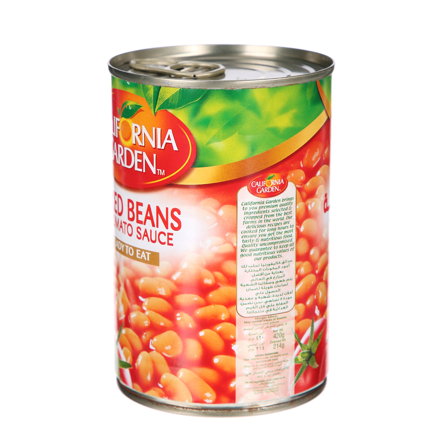 California Garden Baked Beans In Tomato Sauce 400 g