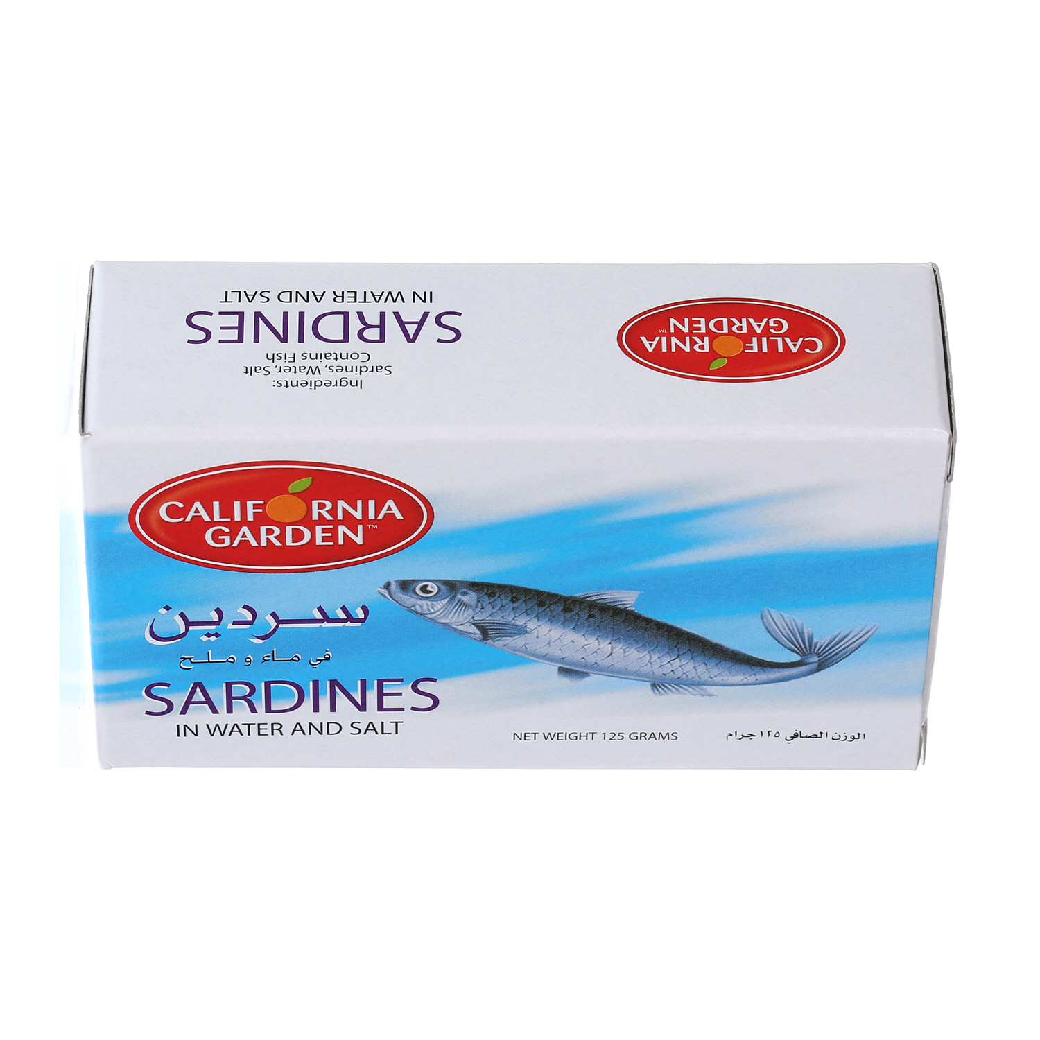 California Garden Sardine In Water & Salt 125 g
