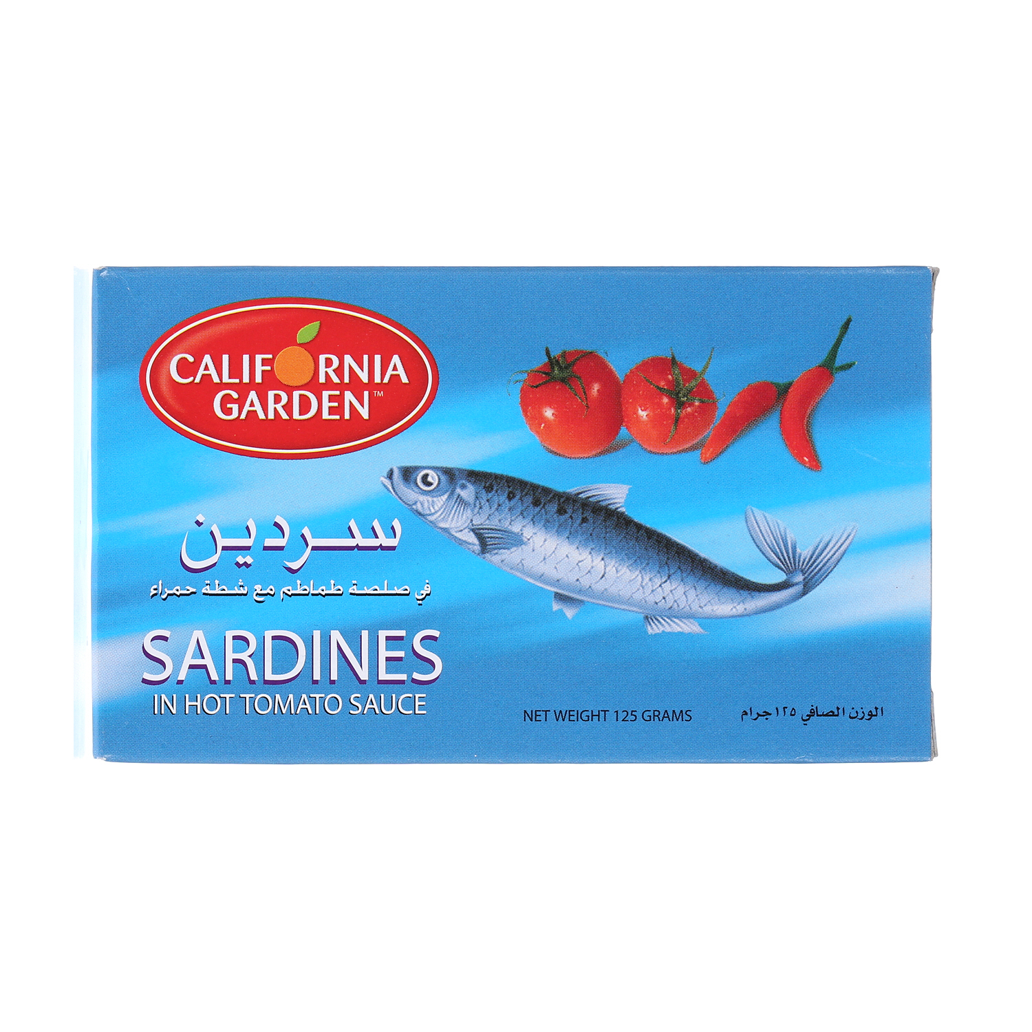 California Garden Sardine In Tomato Hot Sauce 125 g