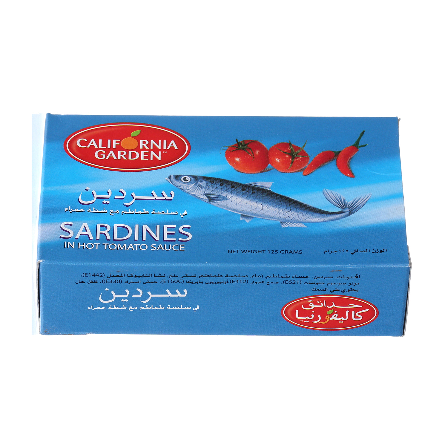 California Garden Sardine In Tomato Hot Sauce 125 g