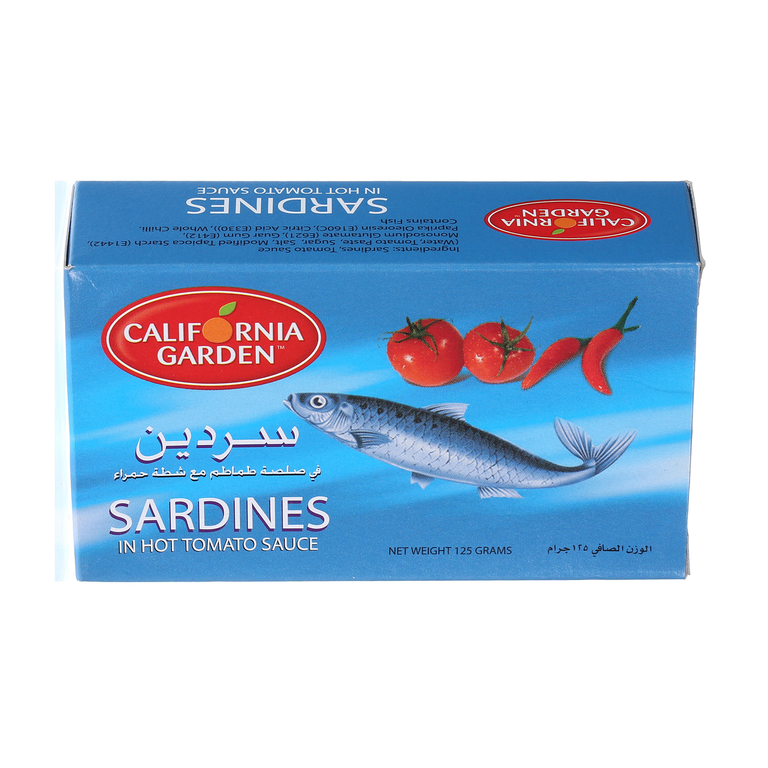 California Garden Sardine In Tomato Hot Sauce 125 g