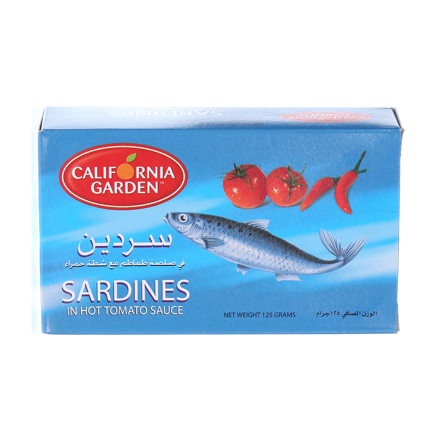 California Garden Sardine In Tomato Hot Sauce 125 g