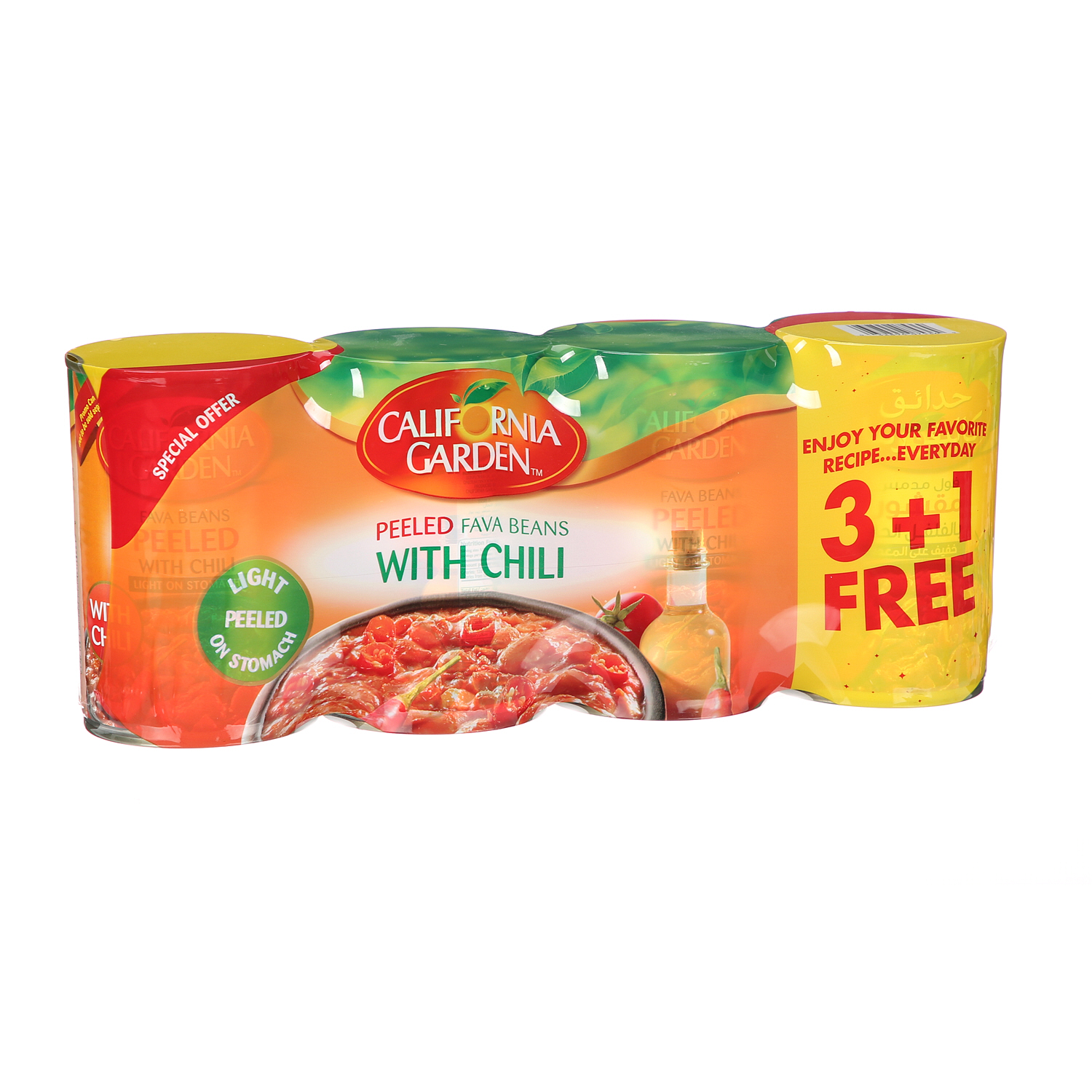 California Garden Peeld Foul Chli 3X450G