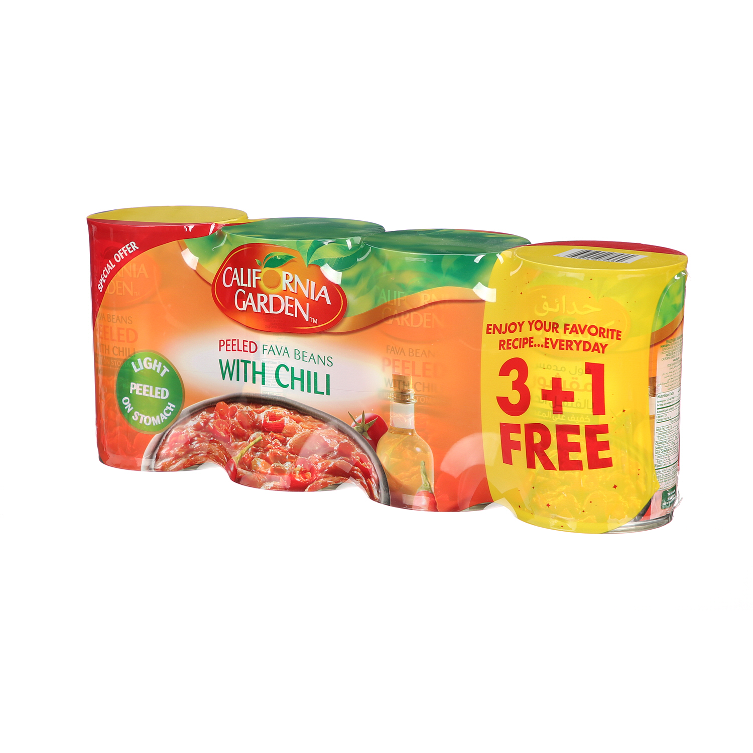 California Garden Peeld Foul Chli 3X450G