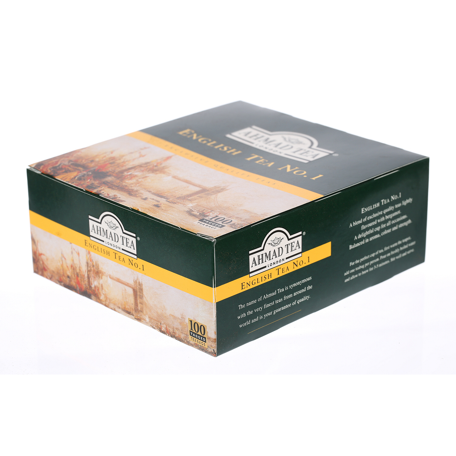 Ahmad Tea English Tea No. 1 Tea Bags, 100 Pieces