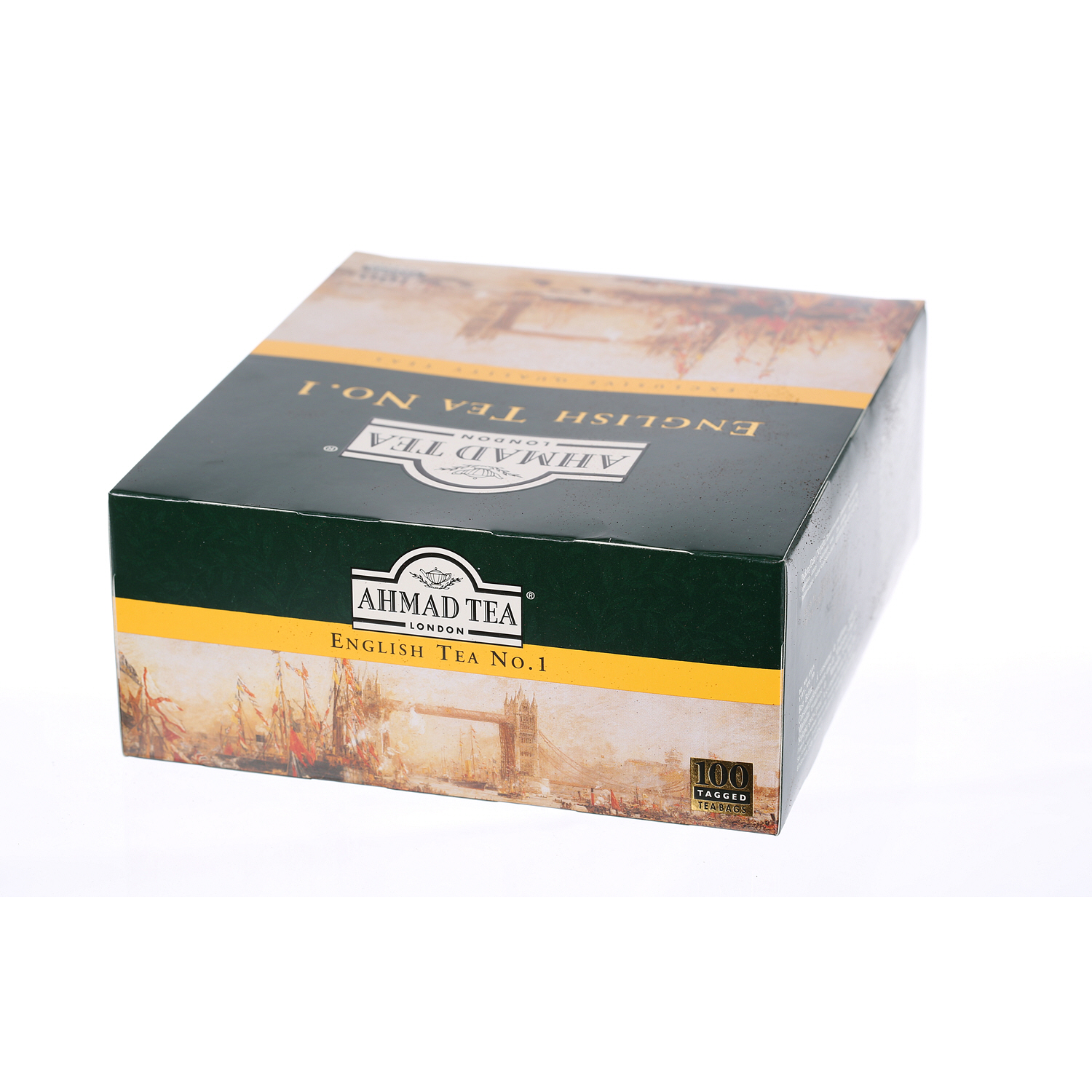 Ahmad Tea English Tea No. 1 Tea Bags, 100 Pieces