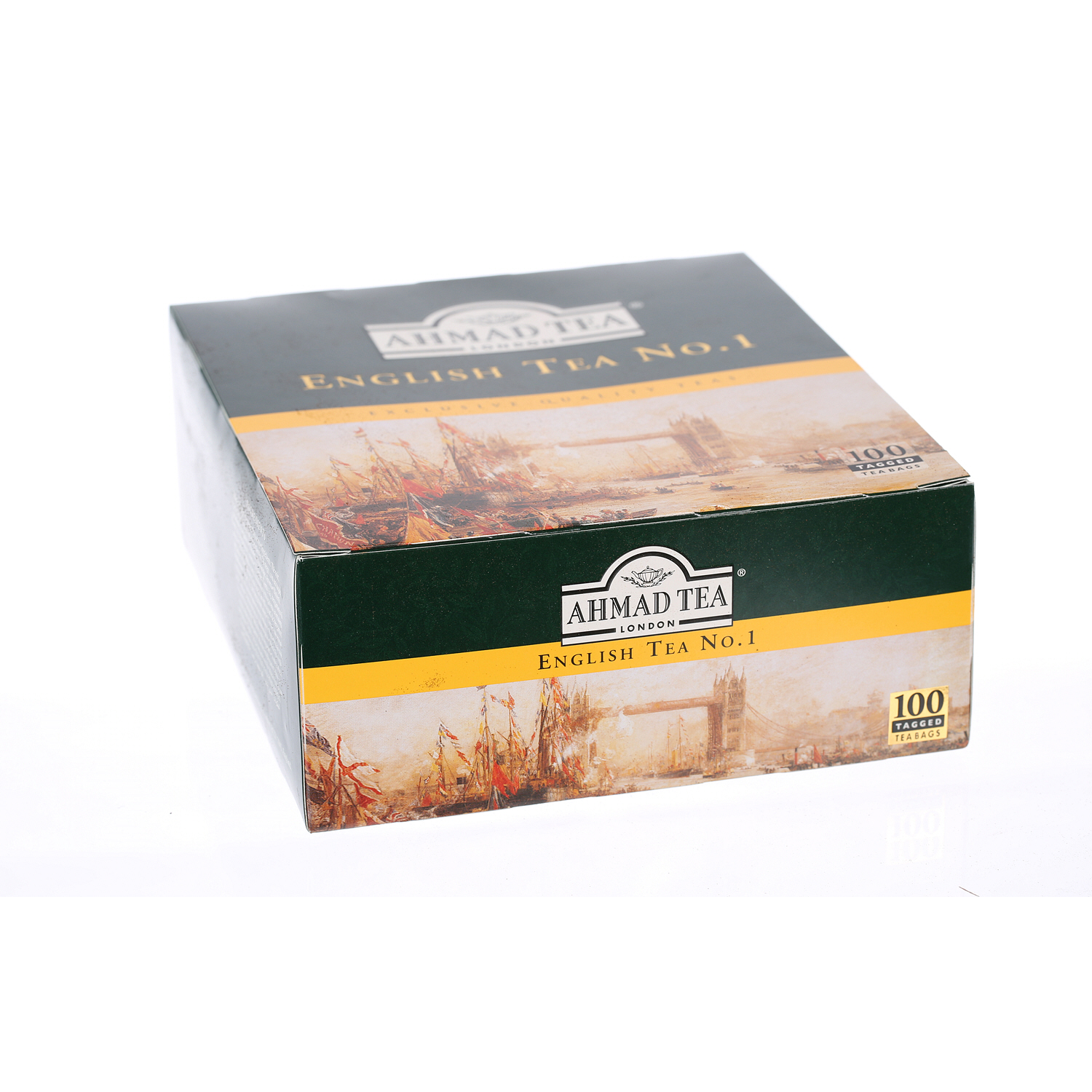 Ahmad Tea English Tea No. 1 Tea Bags, 100 Pieces