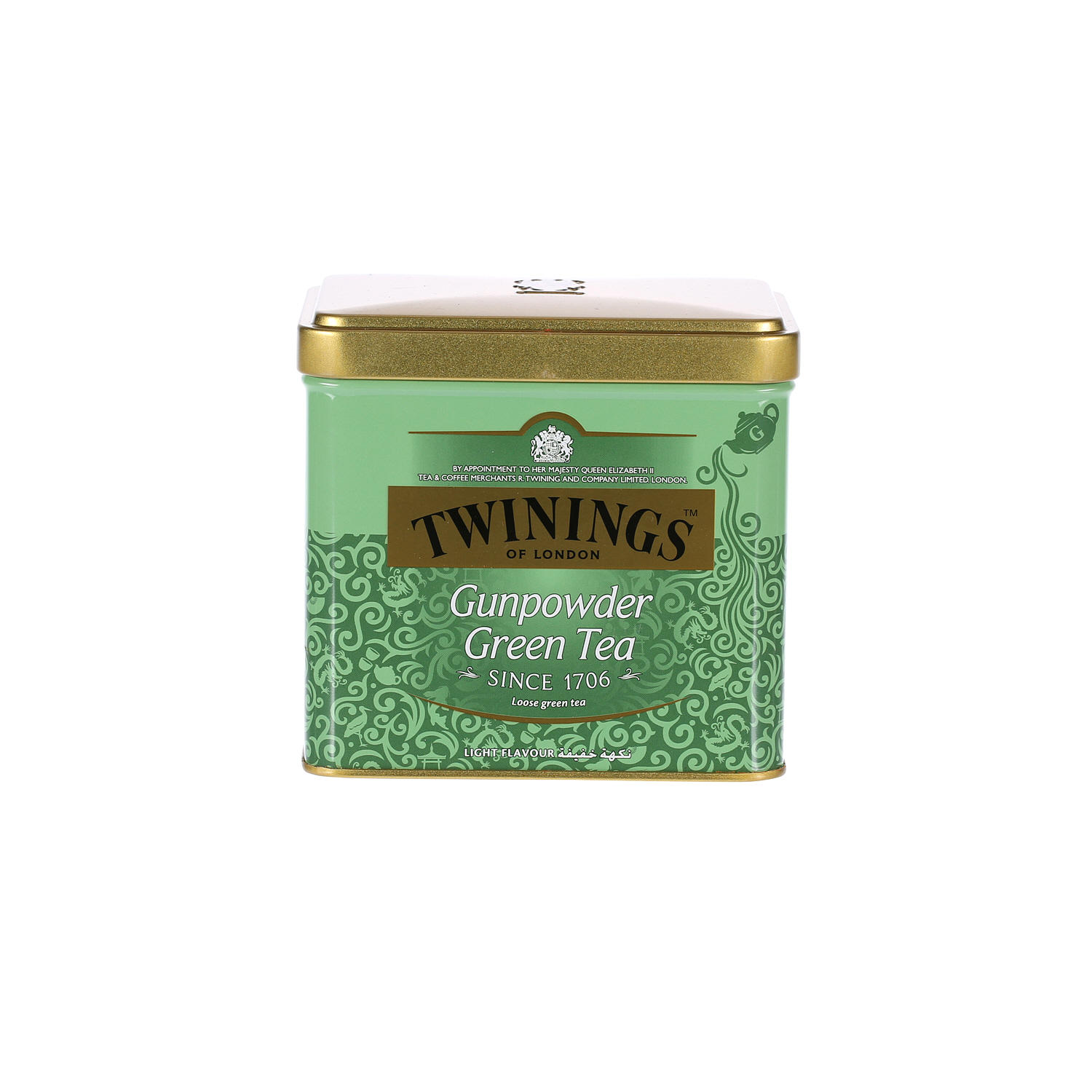 Twinings Goldline Tea Green Gun Powder Tin 200 g