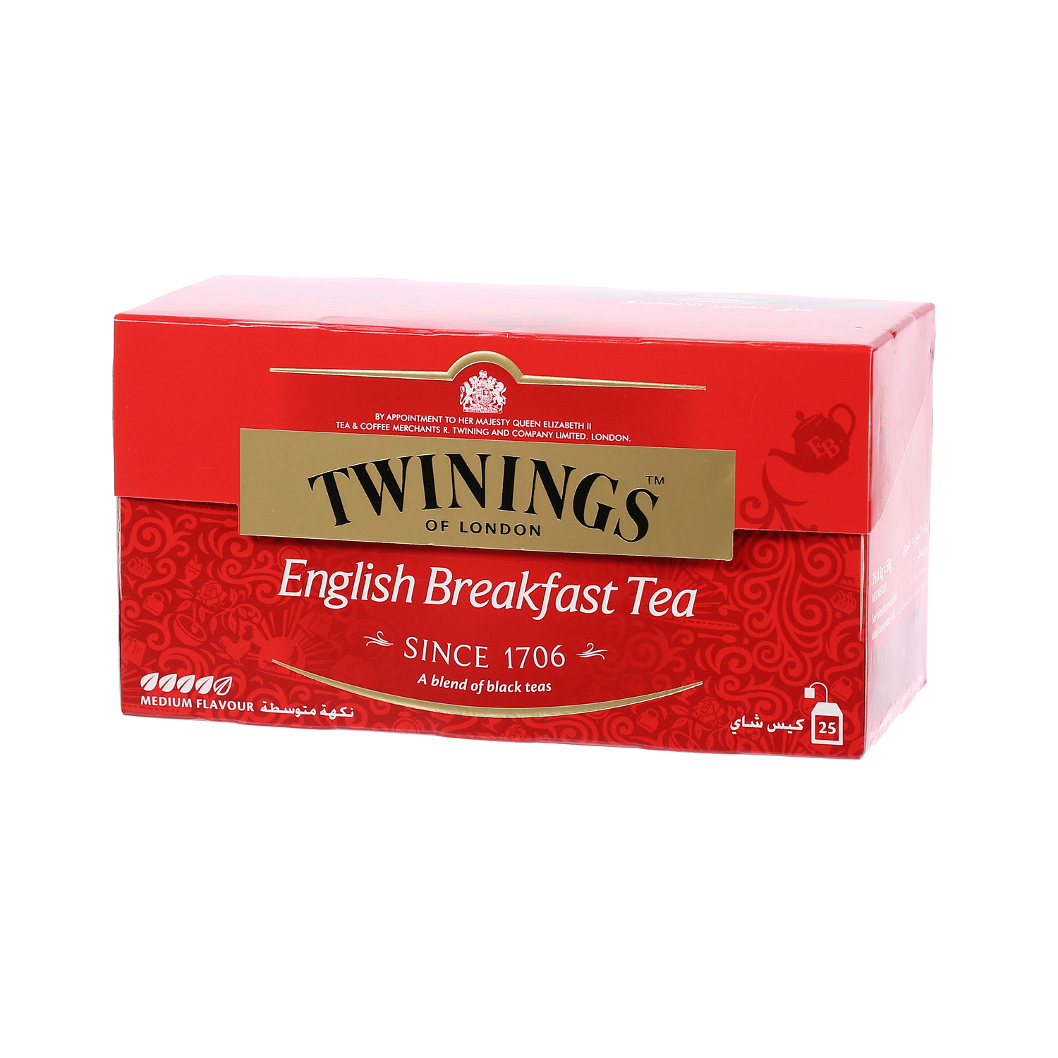 Twinings Goldline Tea Bag English Breakfast 25 Pack