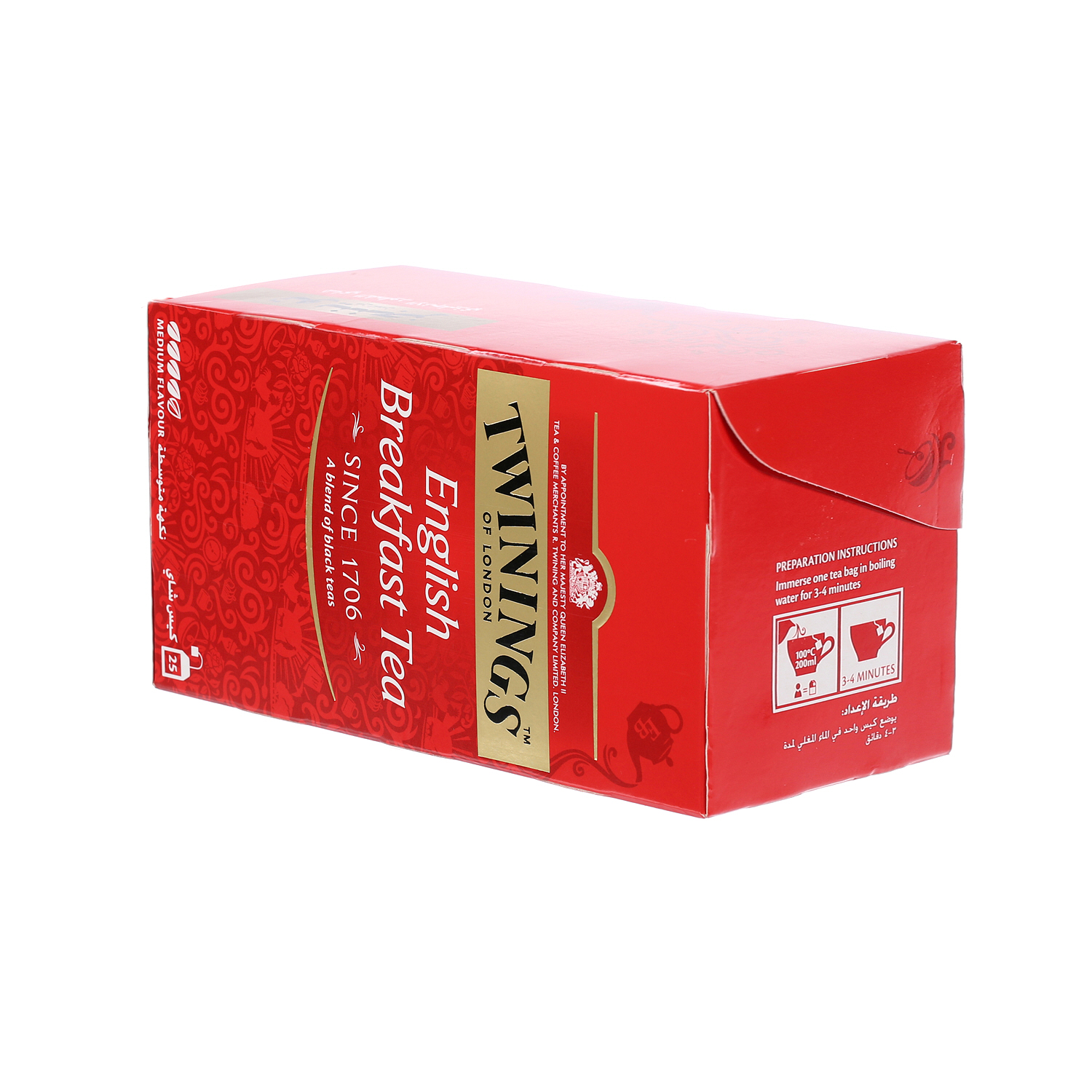 Twinings Goldline Tea Bag English Breakfast 25 Pack