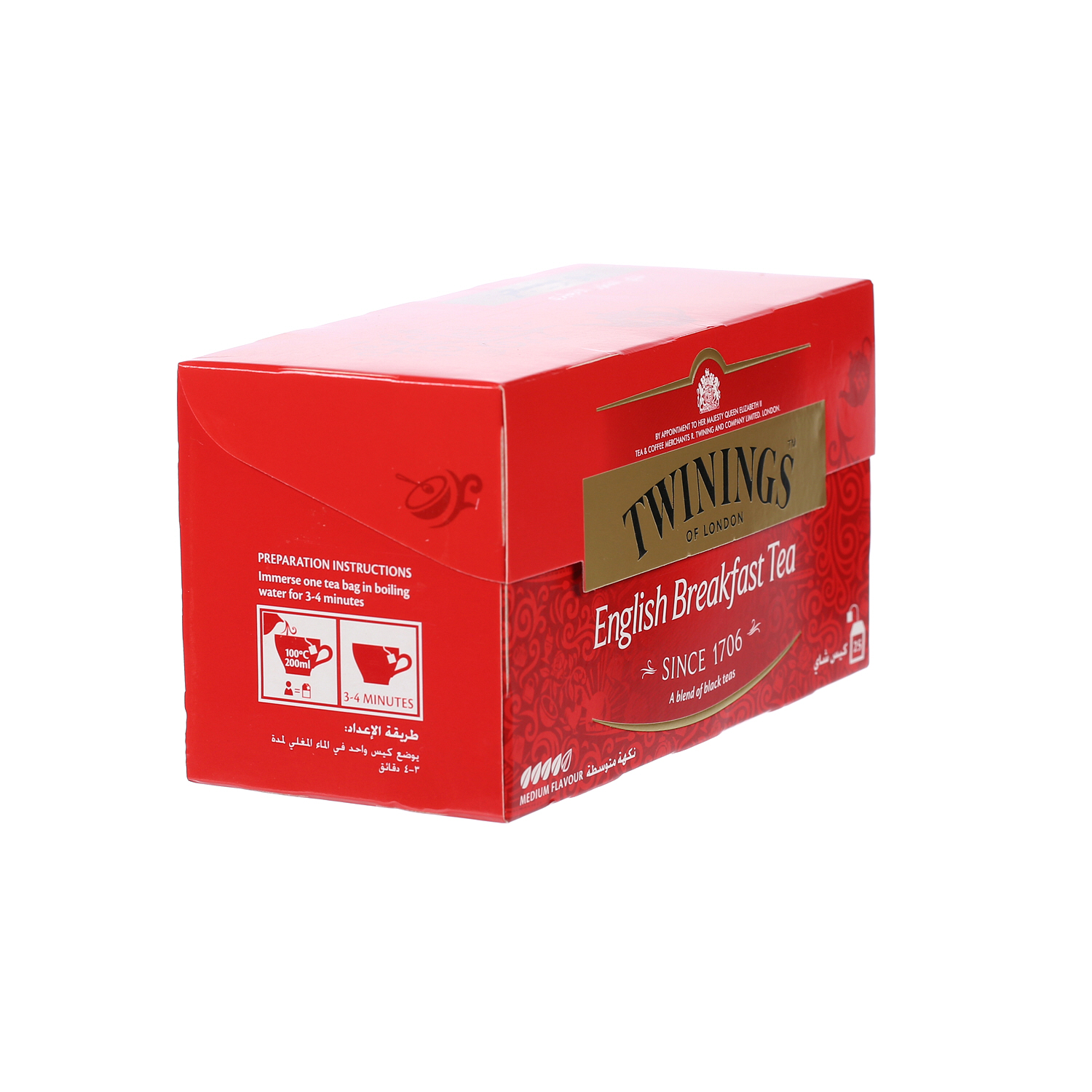 Twinings Goldline Tea Bag English Breakfast 25 Pack