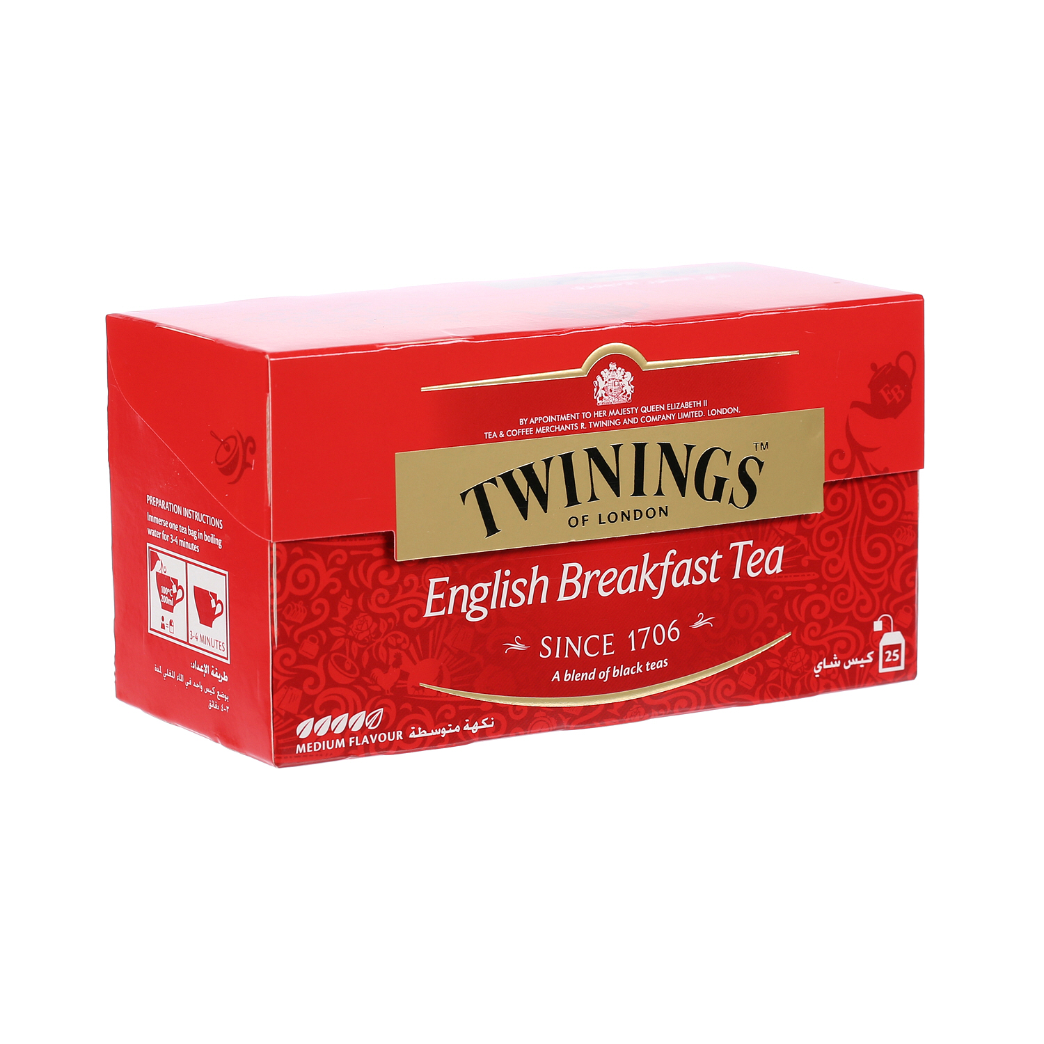 Twinings Goldline Tea Bag English Breakfast 25 Pack