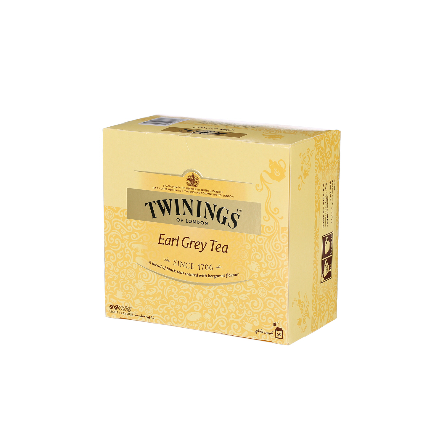 Twinings Classic Earl Grey Tea Traditional Luxury Individual 50 Tea Bags