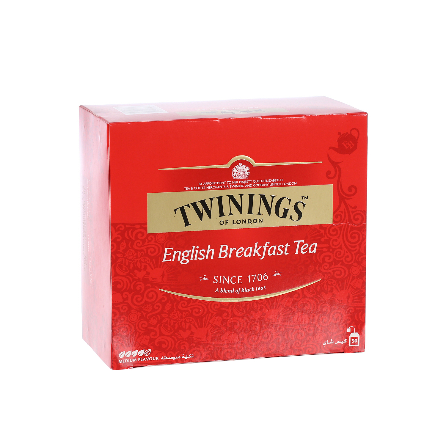 Twinings Goldline Tea Bag English Breakfast 50 Pack