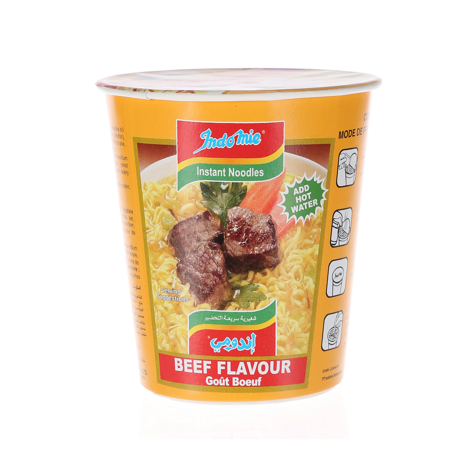 Indomie Cup Noodles Beef Flavor 60 g