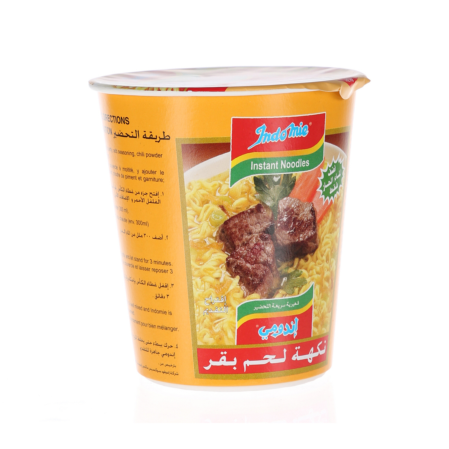 Indomie Cup Noodles Beef Flavor 60 g