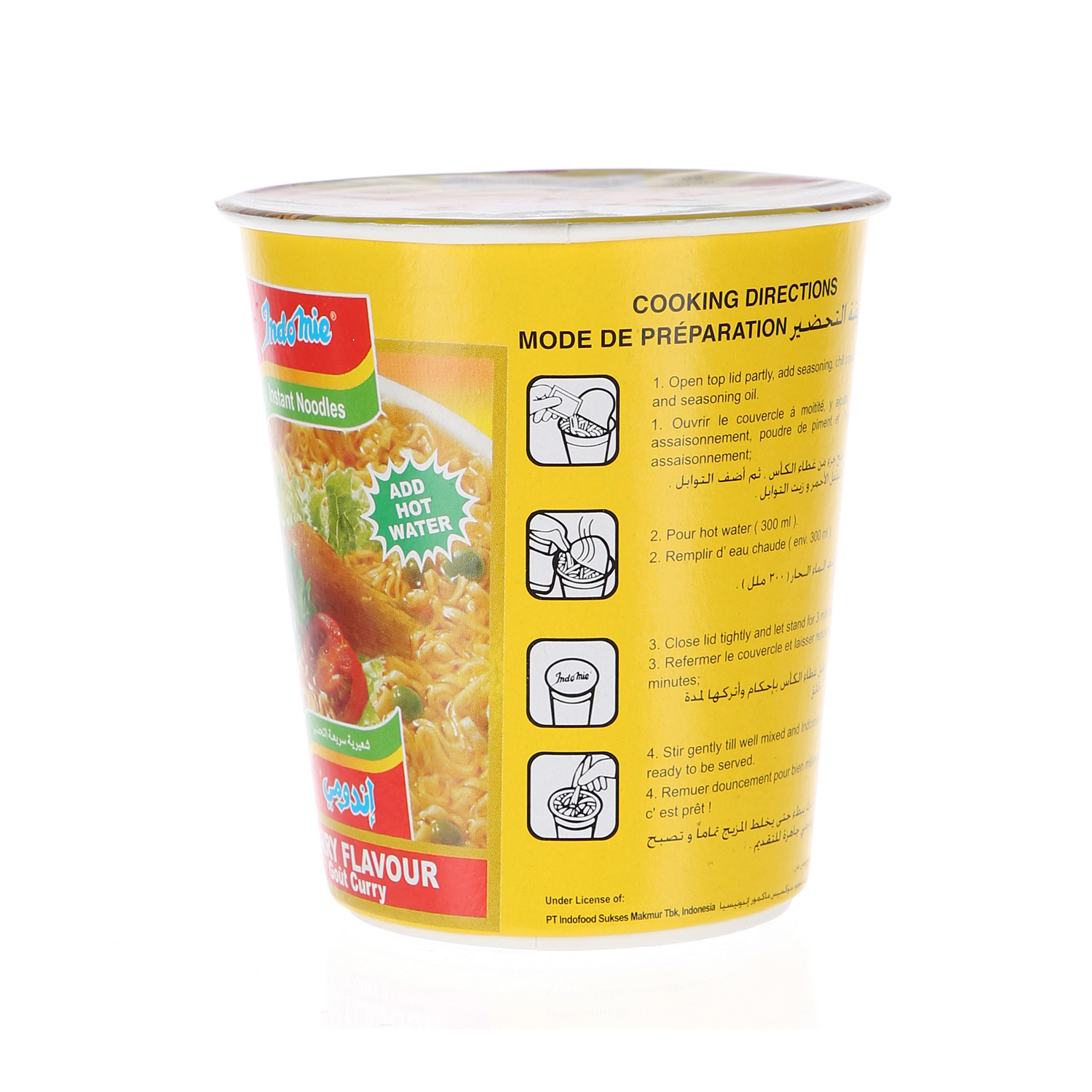 Indomie Noodles Cup Curry Flavor 60 g