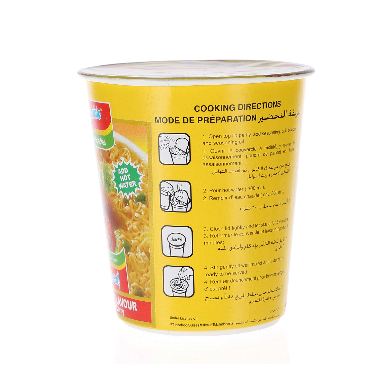 Indomie Noodles Cup Curry Flavor 60 g