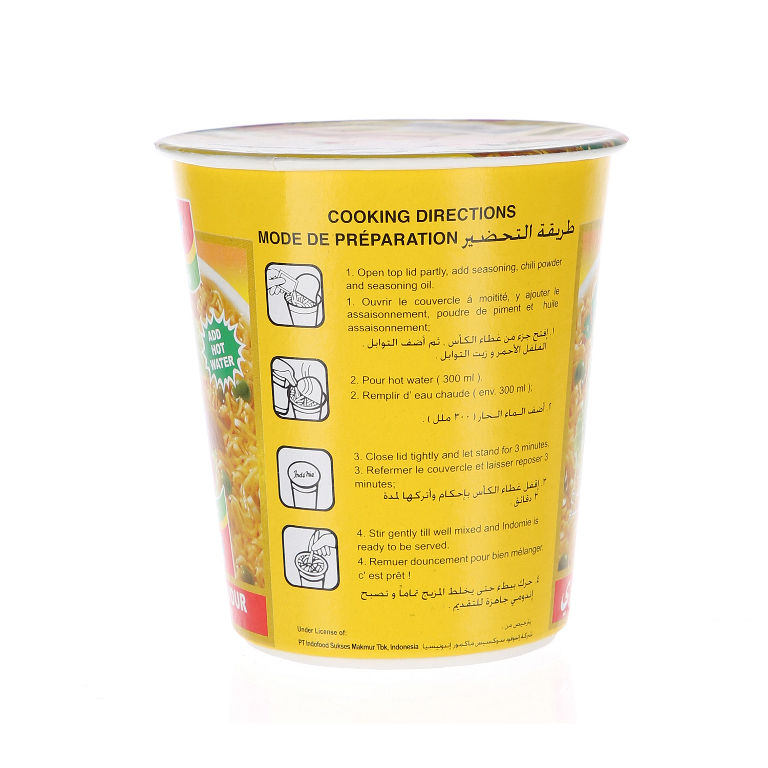 Indomie Noodles Cup Curry Flavor 60 g