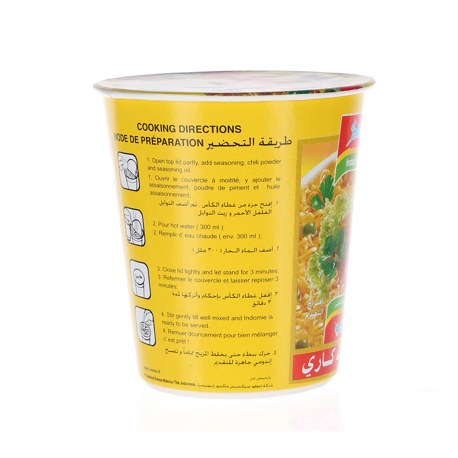 Indomie Noodles Cup Curry Flavor 60 g