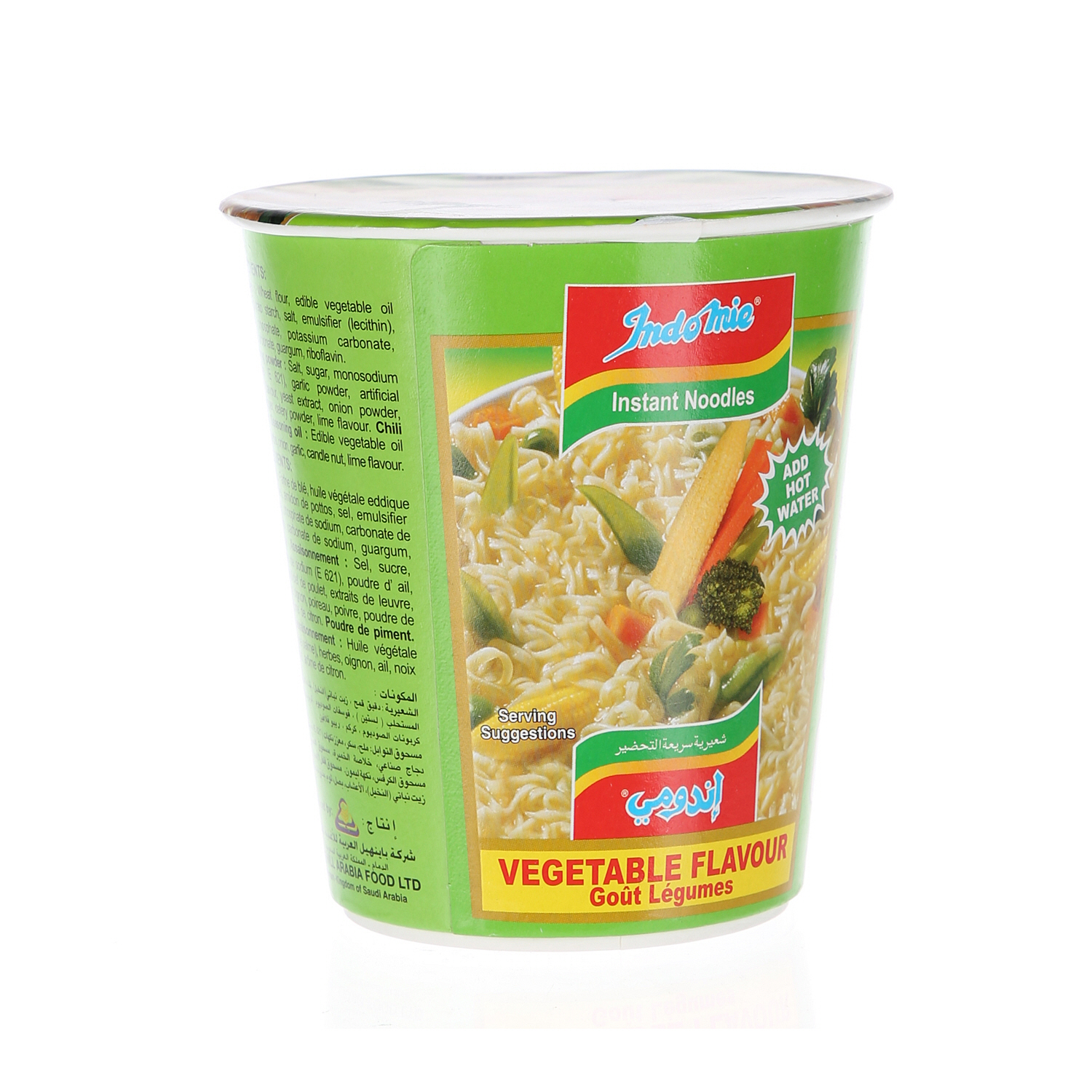 Indomie Noodles Cup Vegetable Flavor 60 g