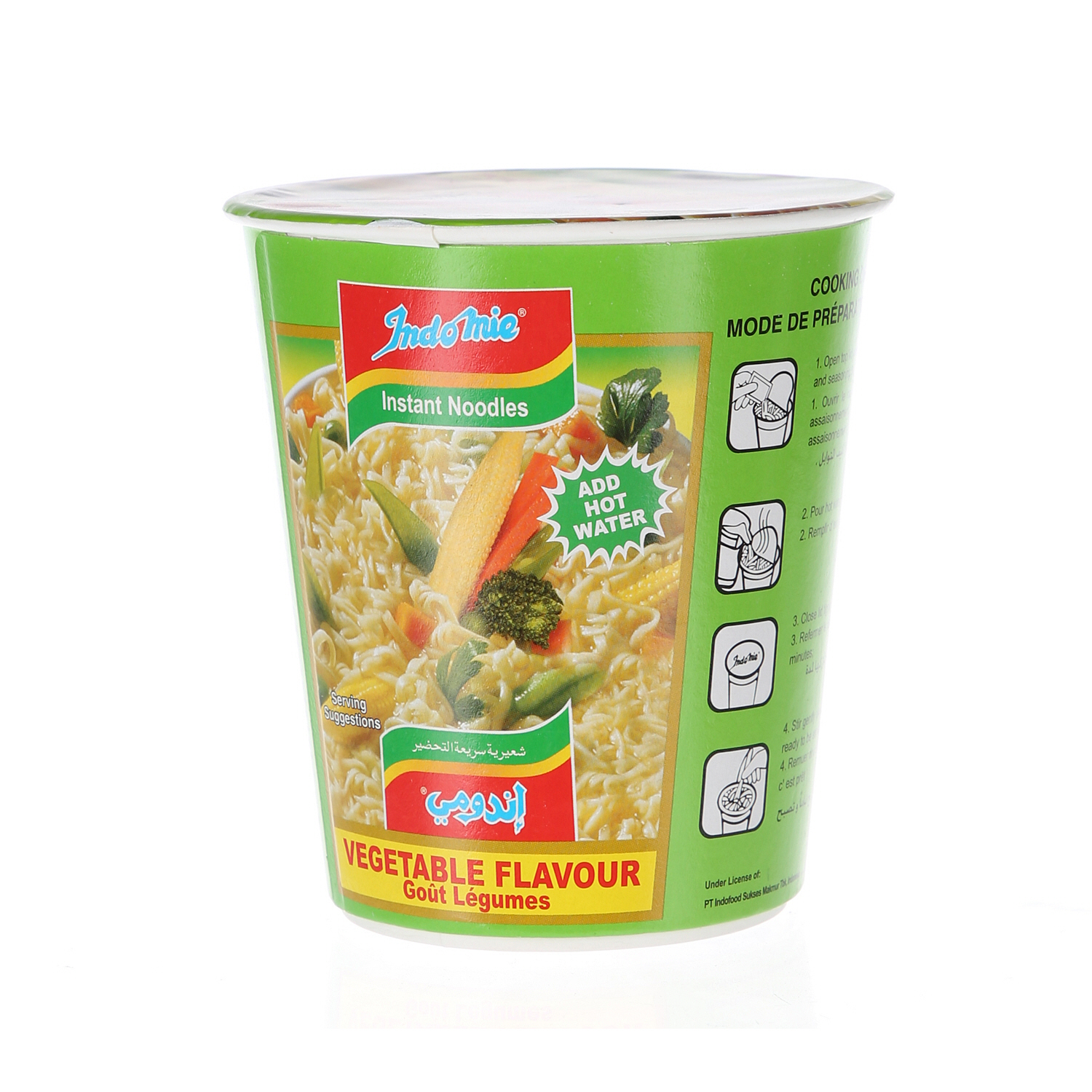 Indomie Noodles Cup Vegetable Flavor 60 g