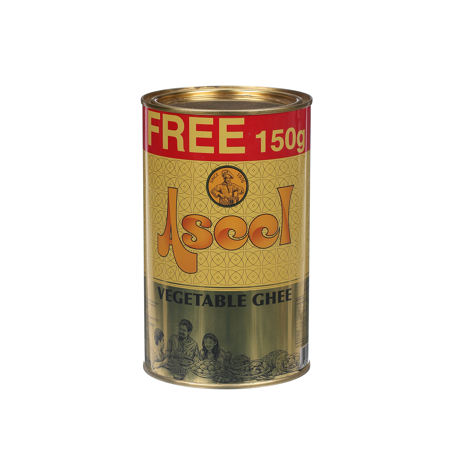 Aseel Vegetable Ghee 1Kg+15%Xtra