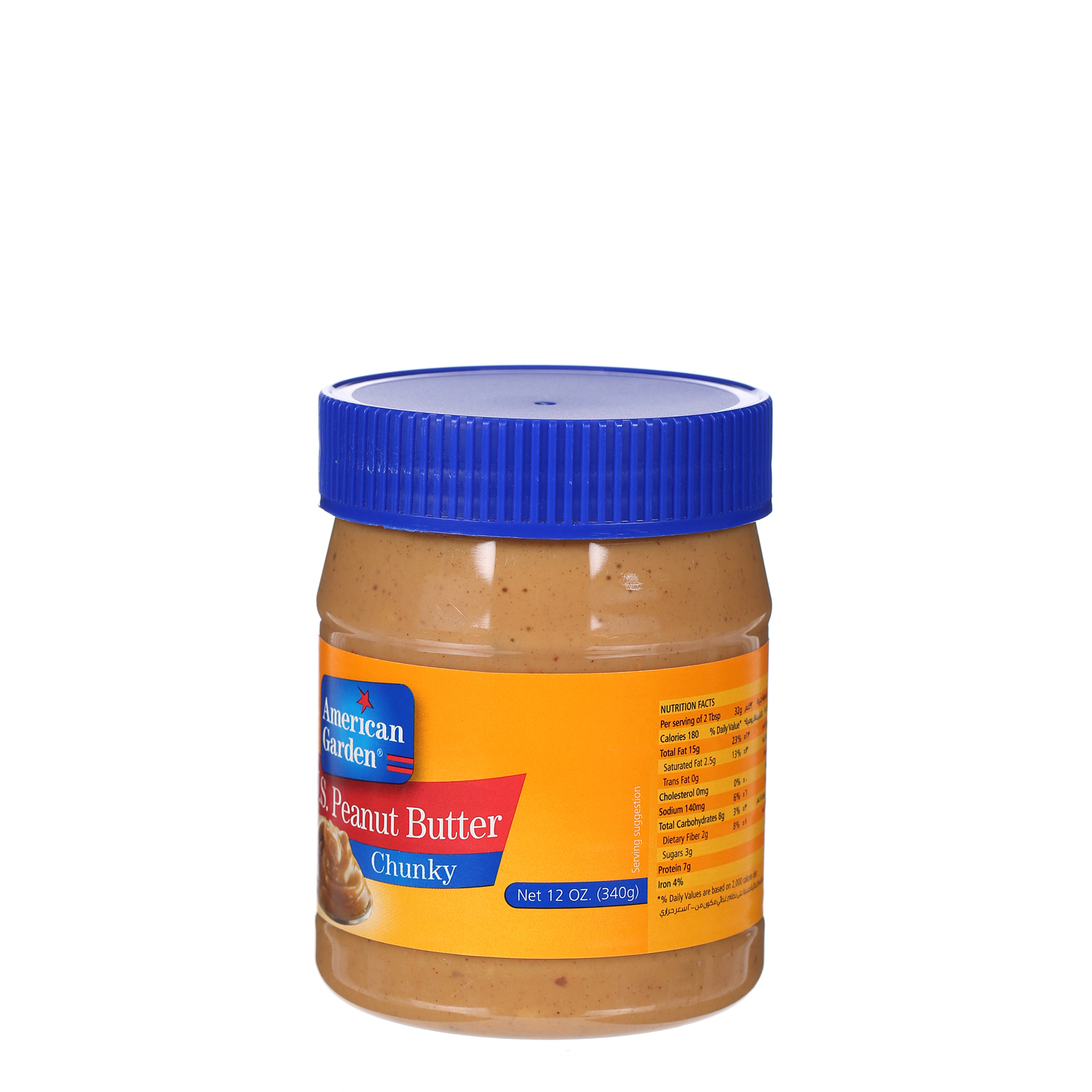 American Garden Peanut Butter Chunky 12Oz