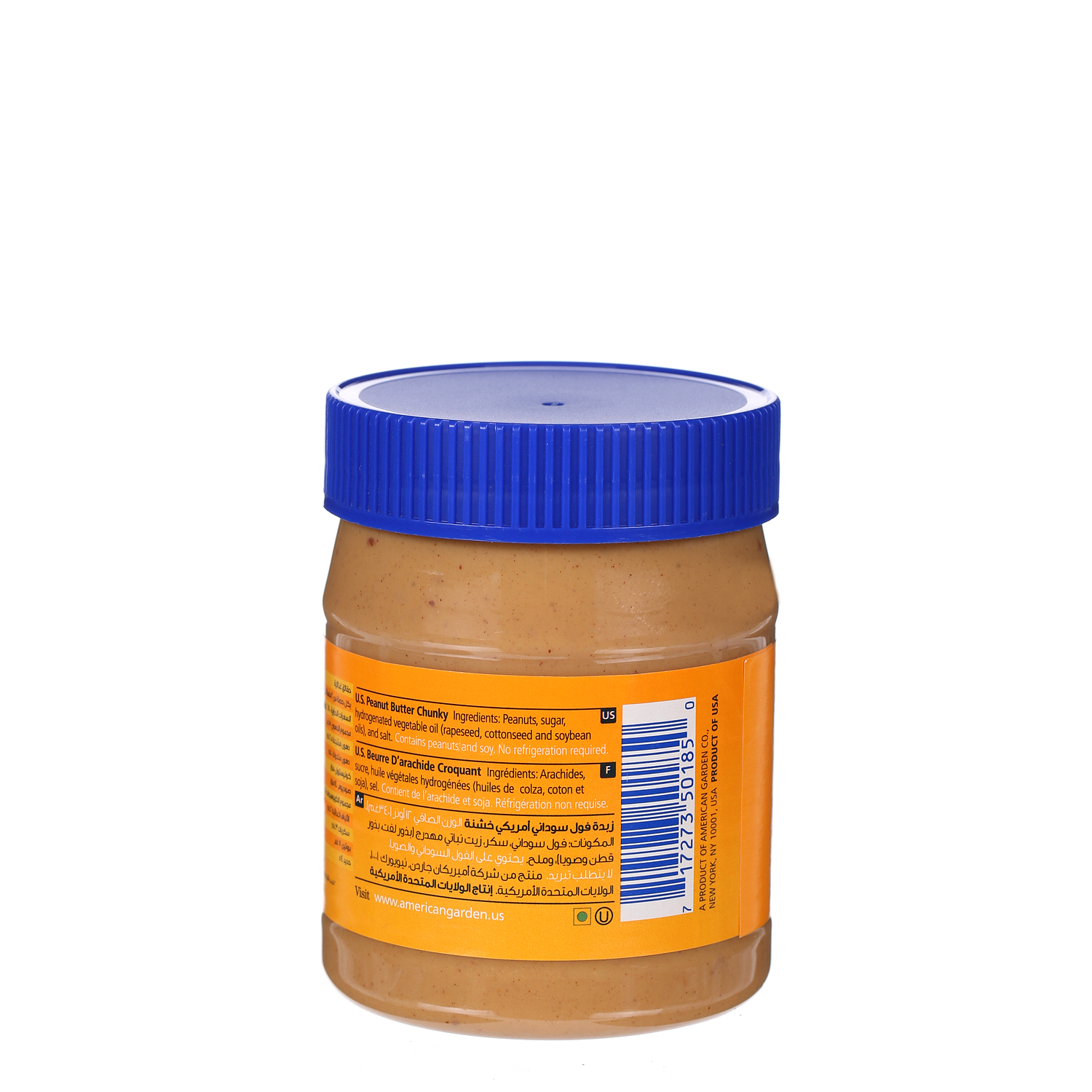 American Garden Peanut Butter Chunky 12Oz