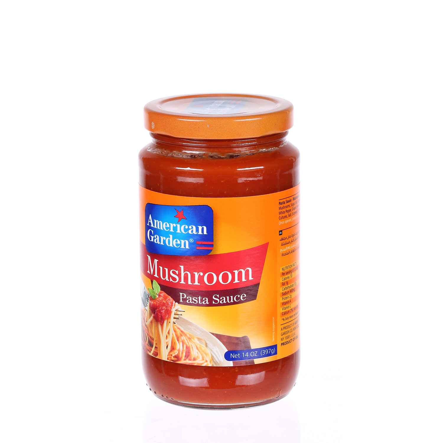 American Garden Pasta Sauce Mushroom 14 Oz