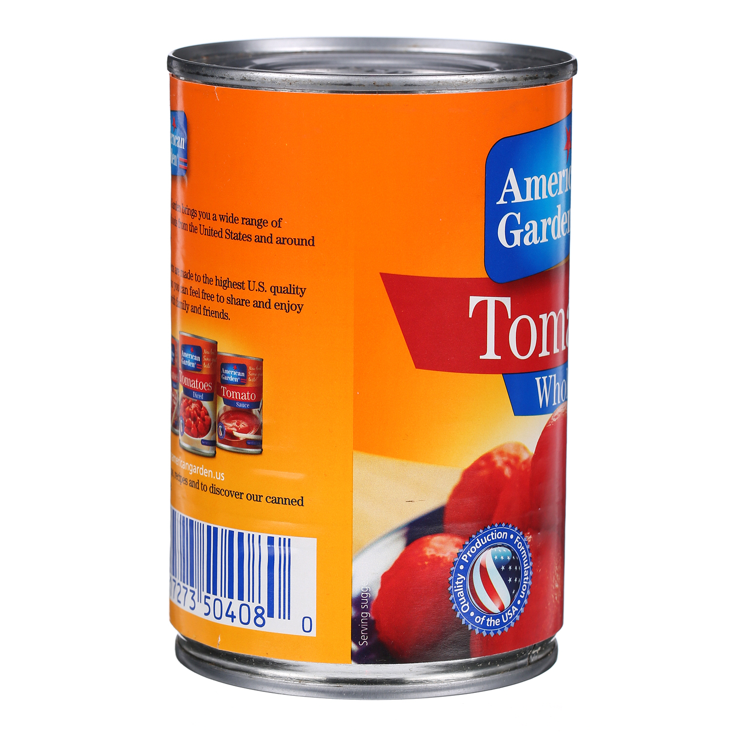 American Garden Whole Peeled Tomatoe 15 Oz