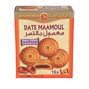 Al Karamah Date Mamoul 500 g × 16 Pieces