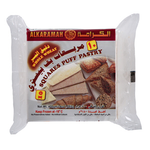 Al Karamah Puff Pastry Wheat 400 g × 10 Pack