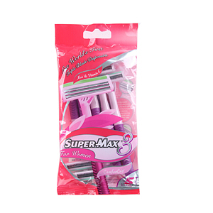 Supermax 3 Triple For Ladis Razor 4Count