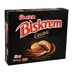 Ulker Biskrem Biscuit Cocoa 36gm x 16PCS