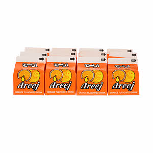 Areej Juice Orange 225 ml × 12 Pack