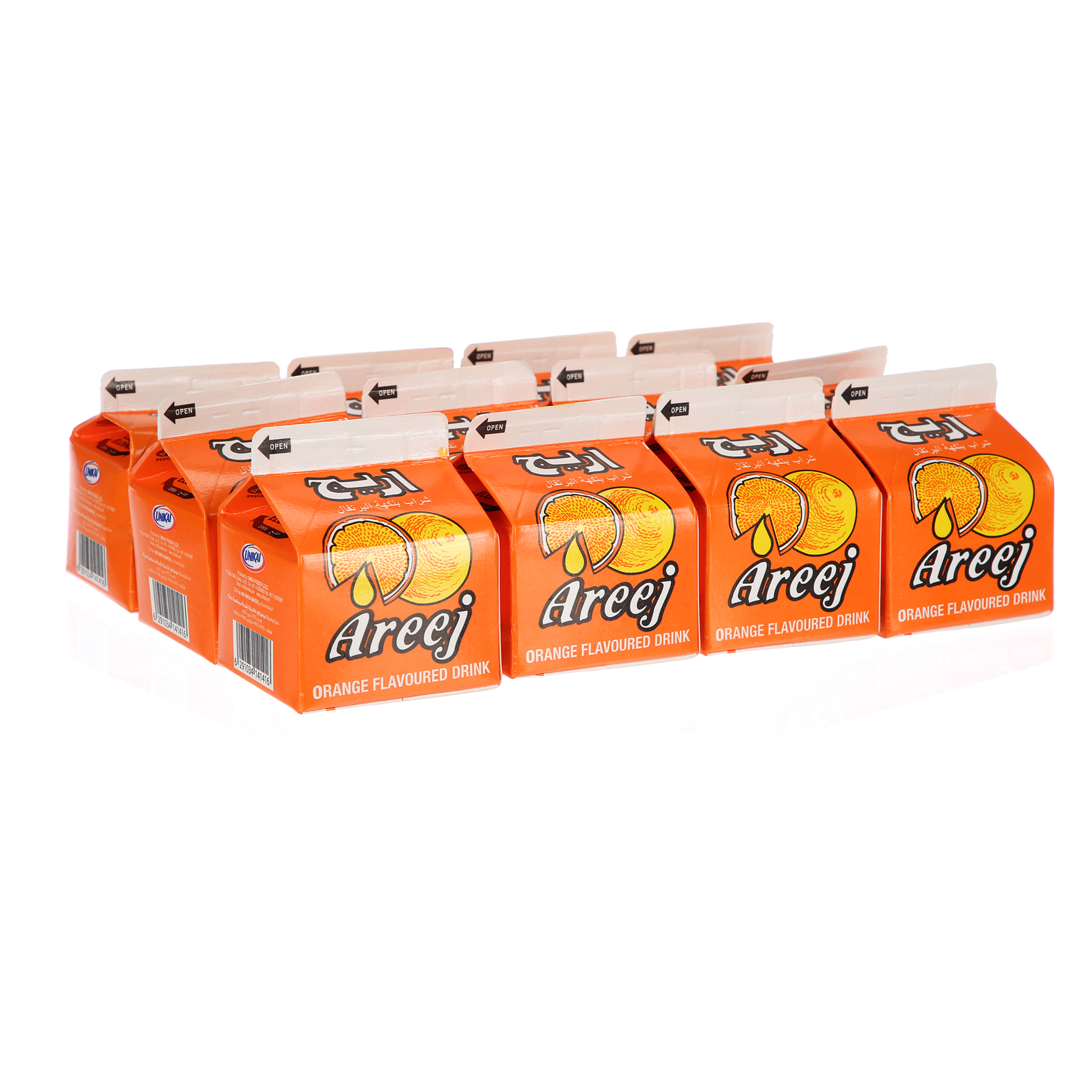 Areej Juice Orange 225 ml × 12 Pack