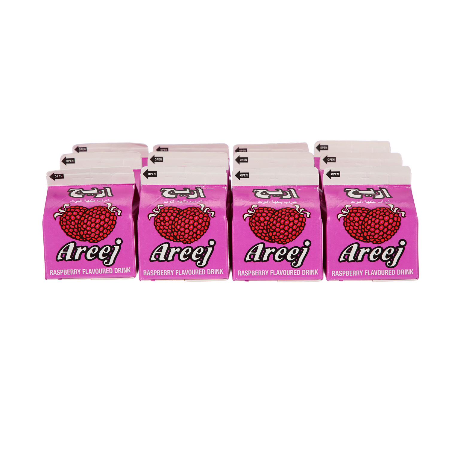 Areej Juice Raspberry 225 ml × 12 Pack