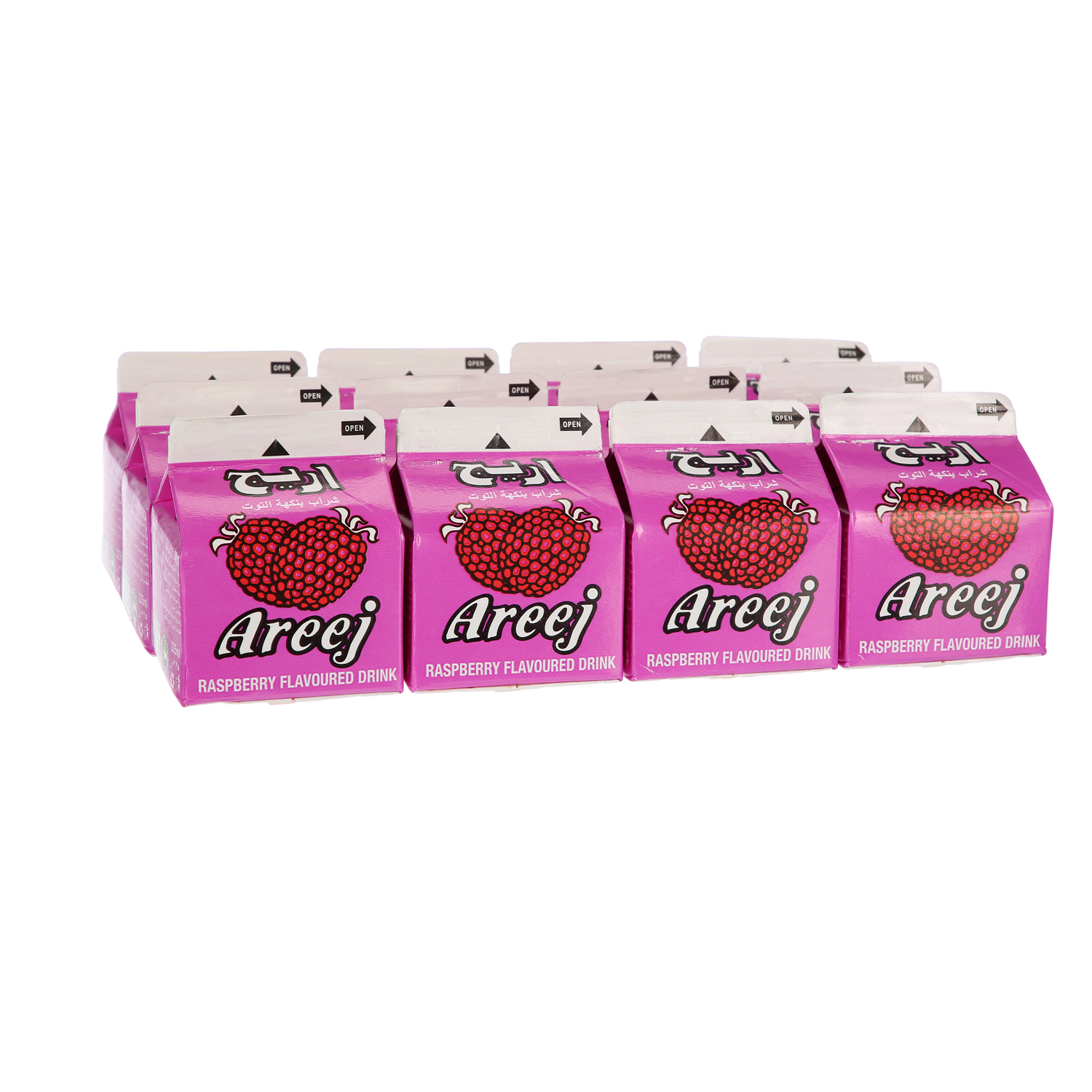Areej Juice Raspberry 225 ml × 12 Pack