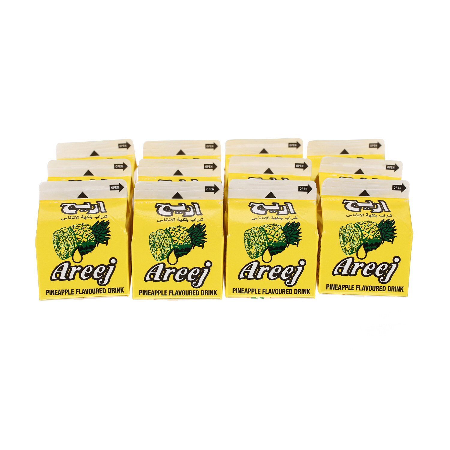 Areej Juice Pineapple 225 ml × 12 Pack