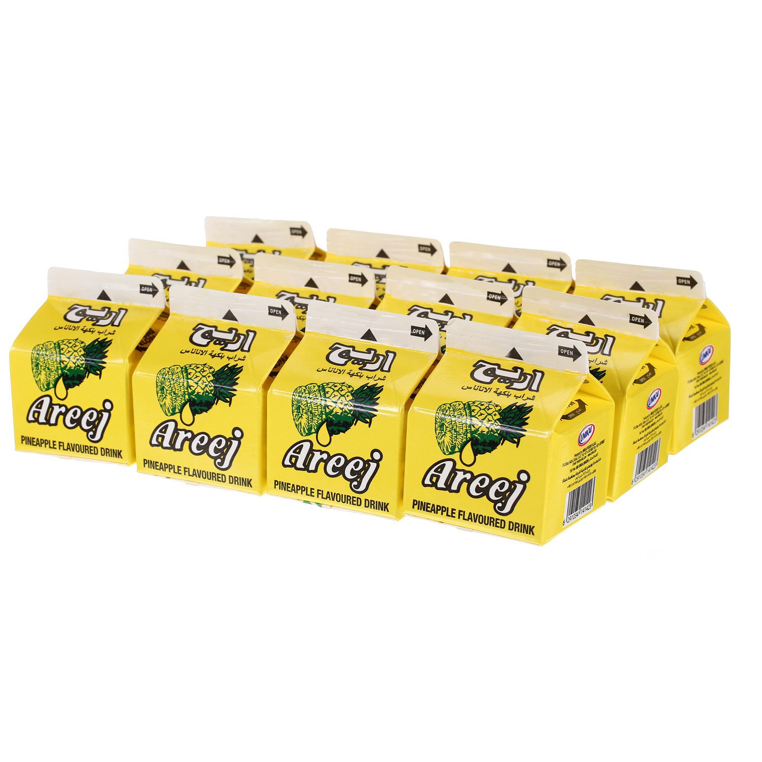 Areej Juice Pineapple 225 ml × 12 Pack