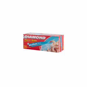 Diamond Freezer Bags Medium 20 Pieces