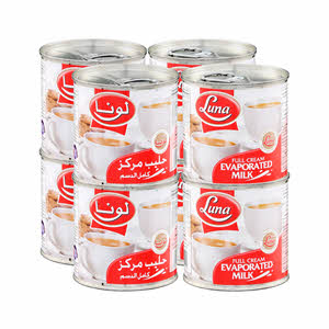 Luna Evaporated Milk 8X170G