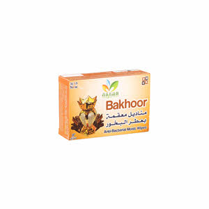 Shj Wipes Bakhoor 12PCS