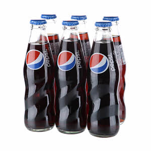 Pepsi Carbonated Soft Drink Glass Bottle 250 ml