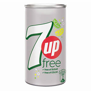 7Up Can Sugar Free 155Ml