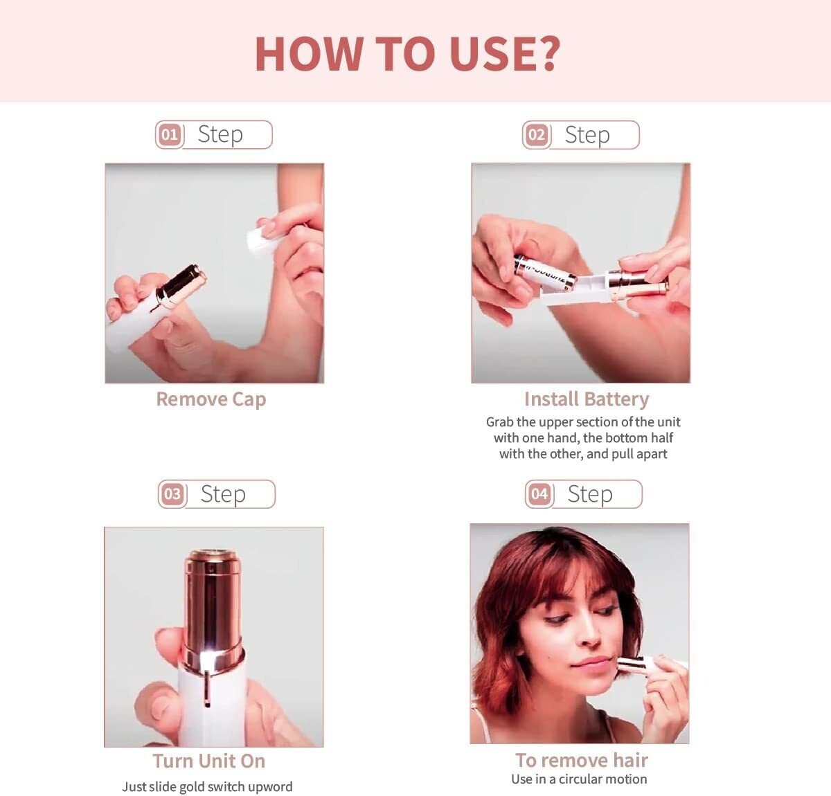 Flawless Facial Hair Remover
