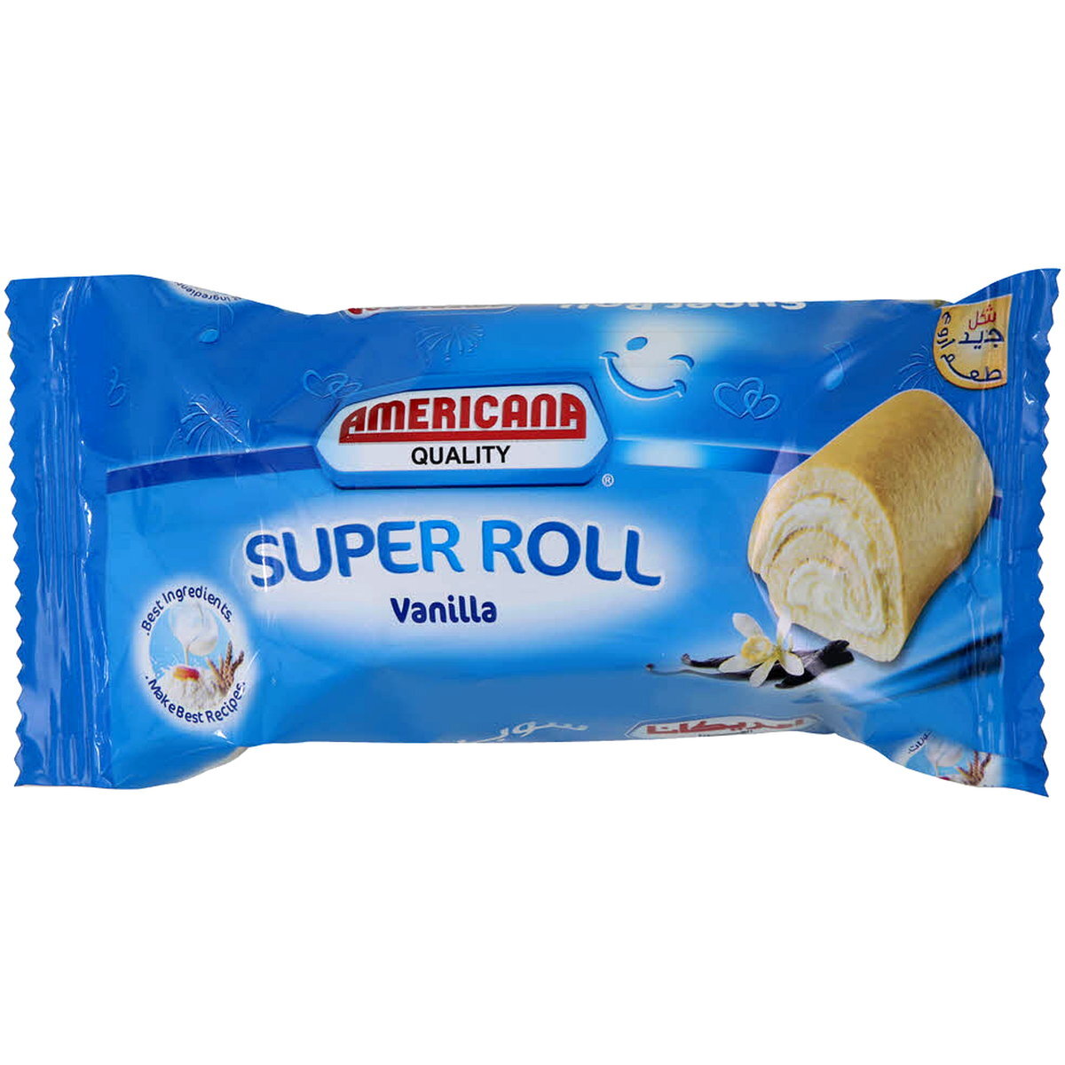 Supper Rool Americana Super Roll Vanilla 60g | Sharjah Co-operative Society