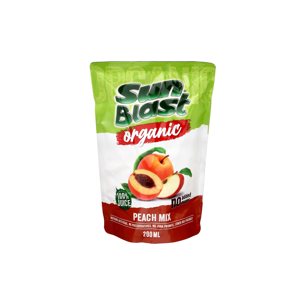 صن بلاست مزيج الخوخ العضوي 200 مل