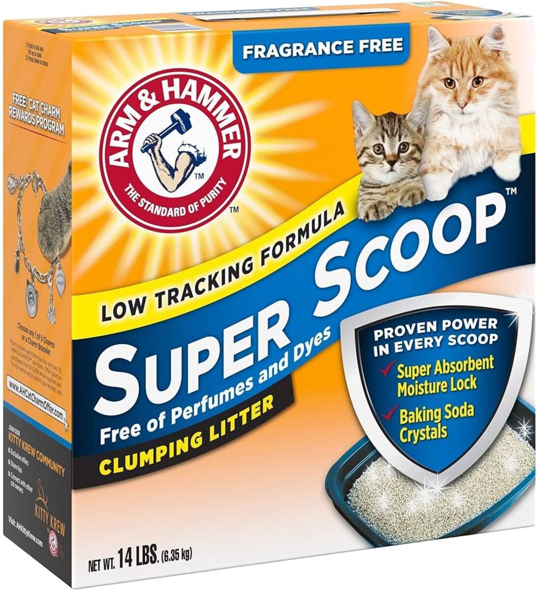 Arm & Hammer Super Scoop Cat Clumping Litter (6.35 Kg)
